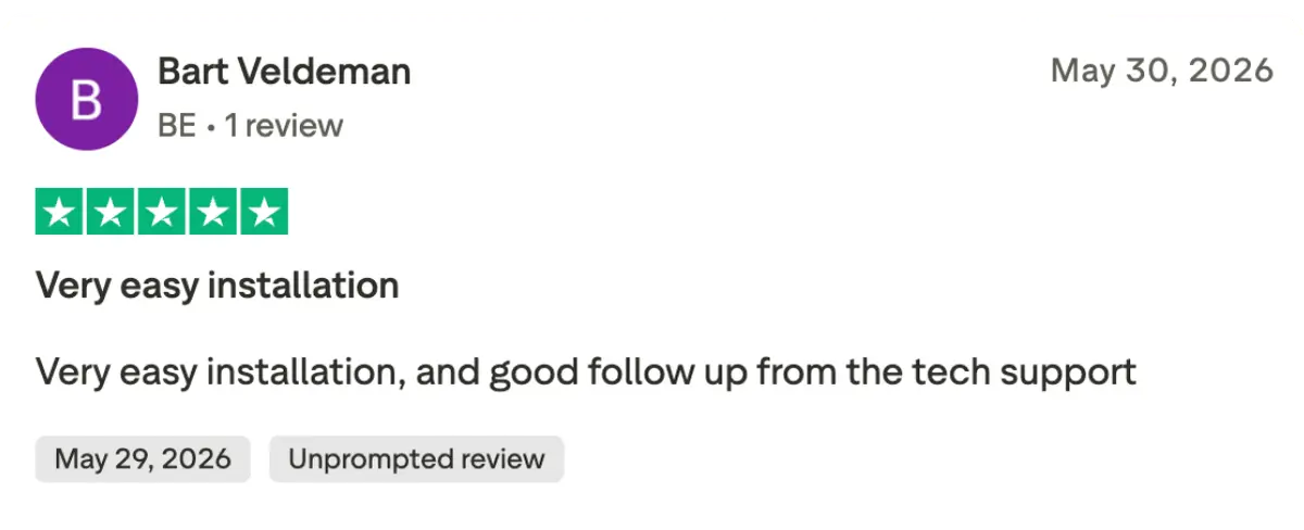 Trustpilot klantbeoordeling 4 voor OMNIPTV